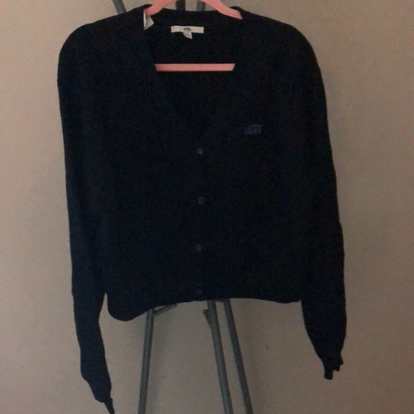 VANS Black V-Neck Cardigan 
🌟HOST PICK!🌟 - Picture 2 of 6